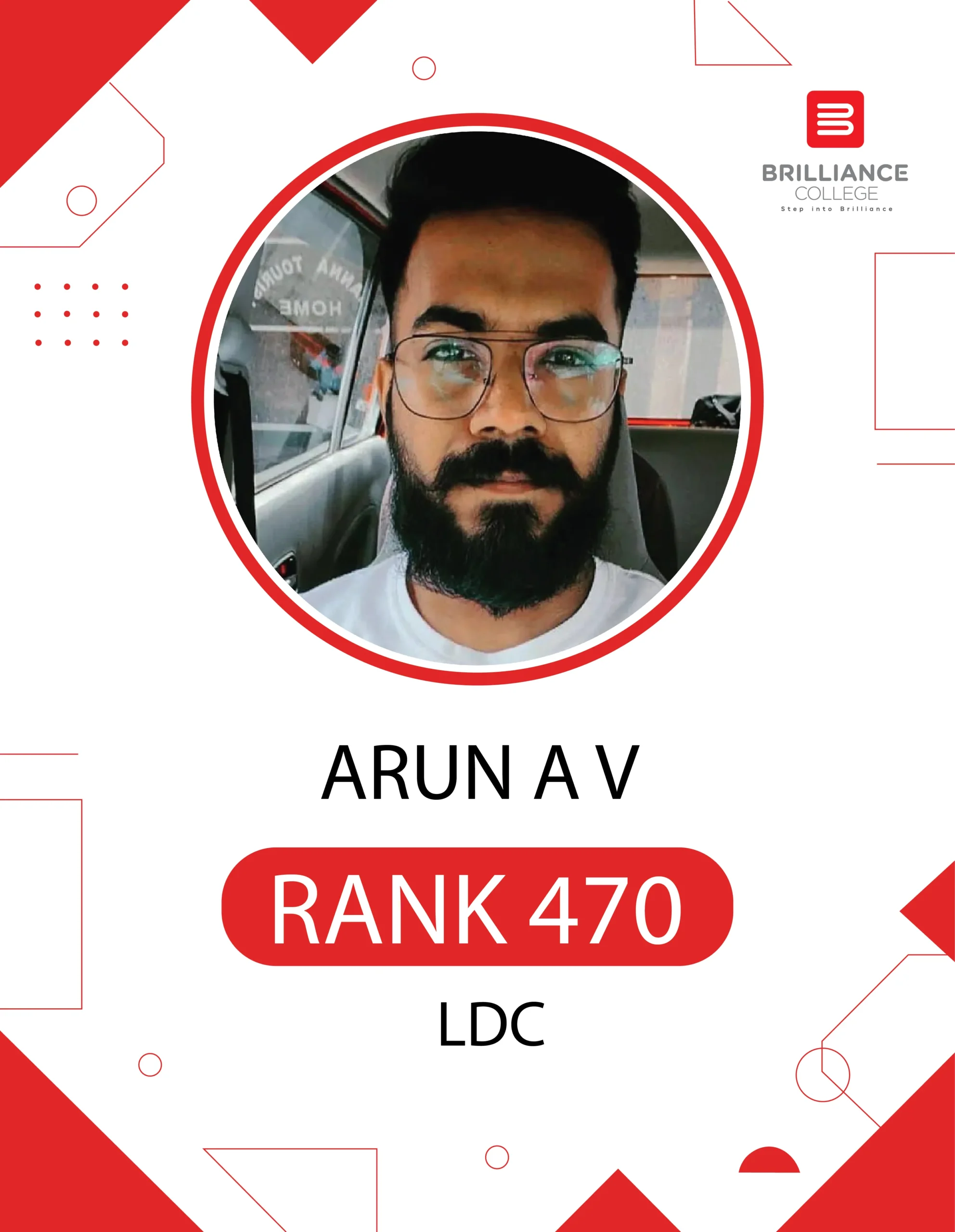ARUN A V LDC 470