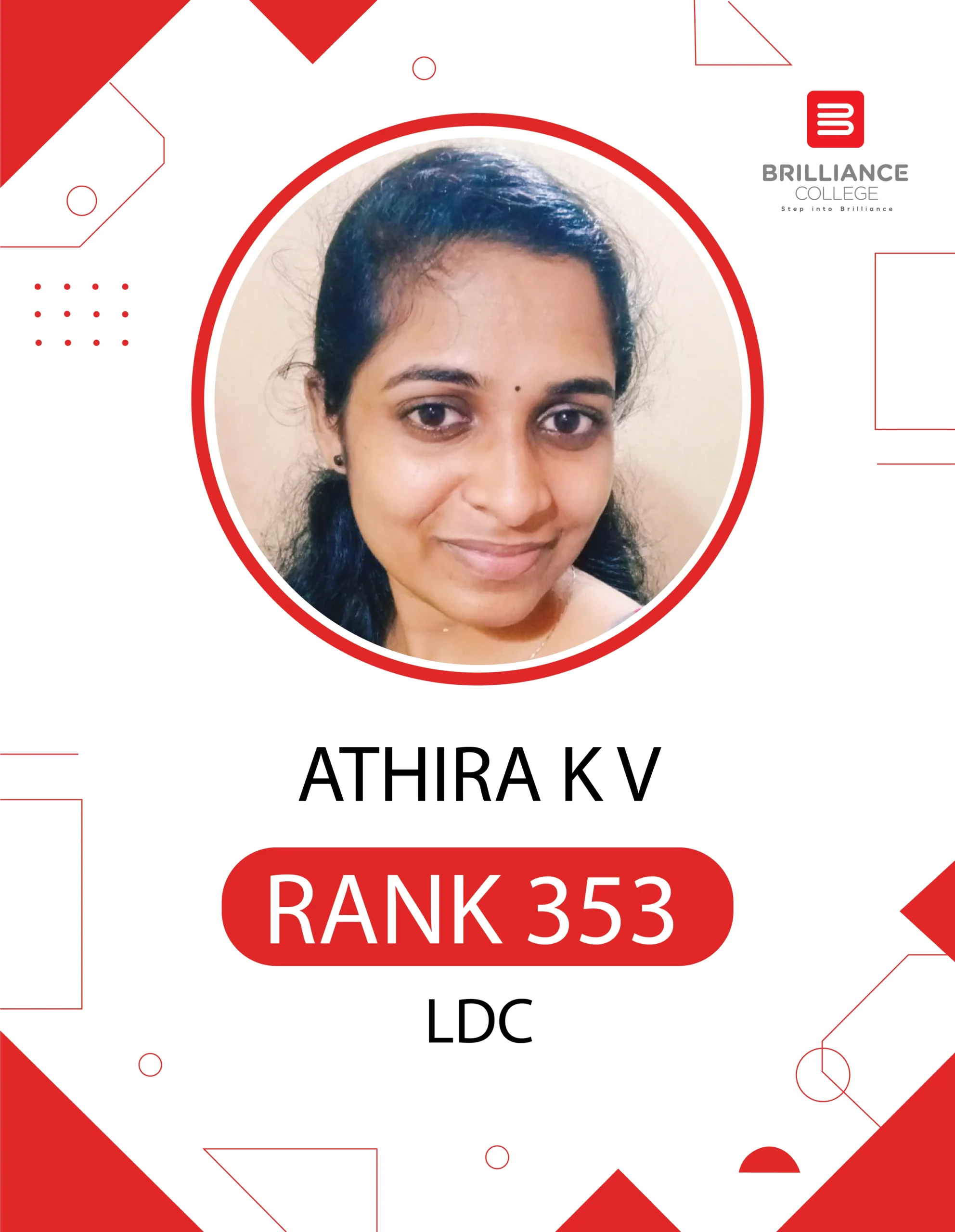 ATHIRA K V LDC 353
