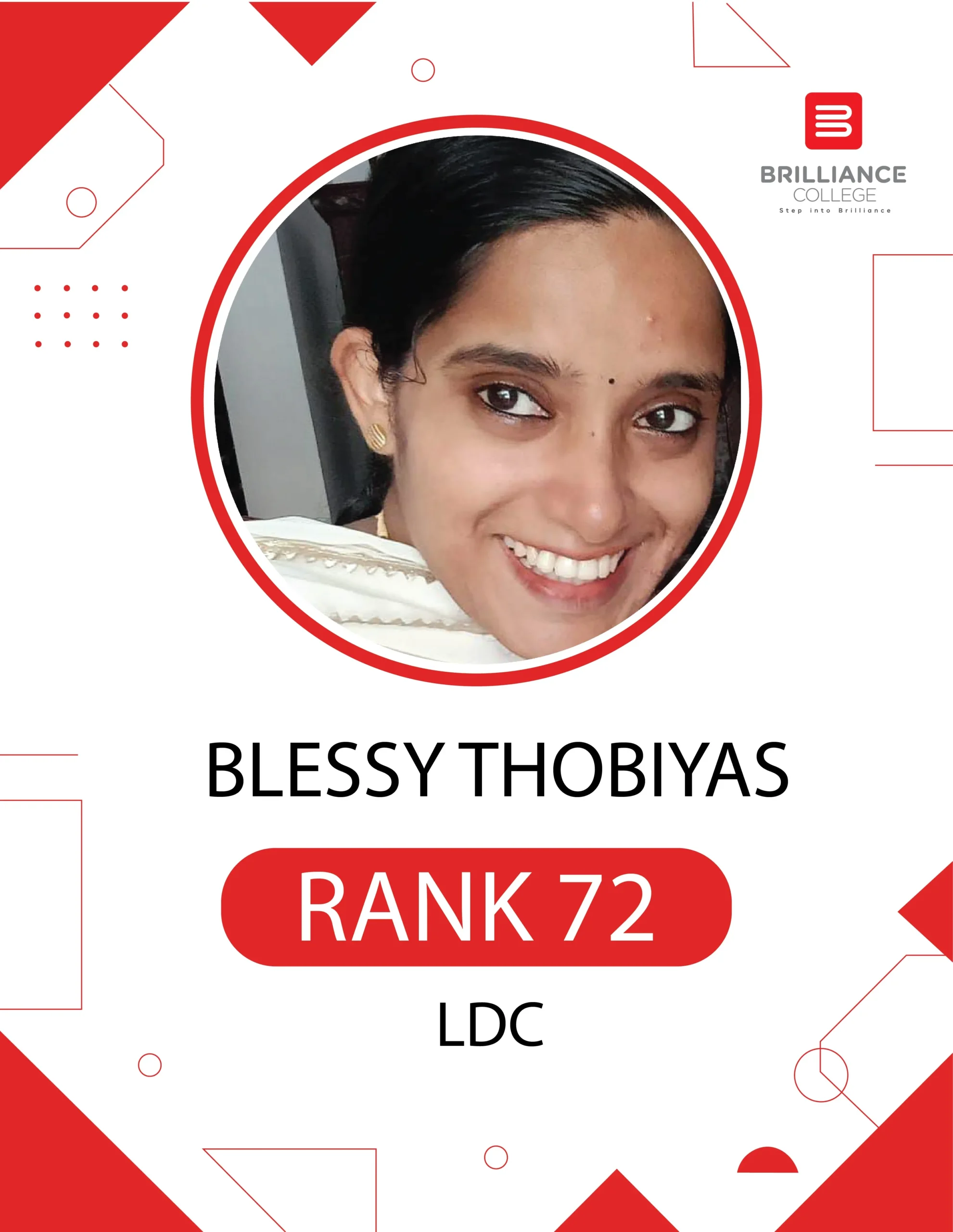 BLESSY THOBIYAS LDC 72